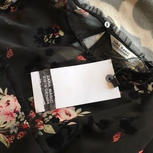Zara Sheer Blouse